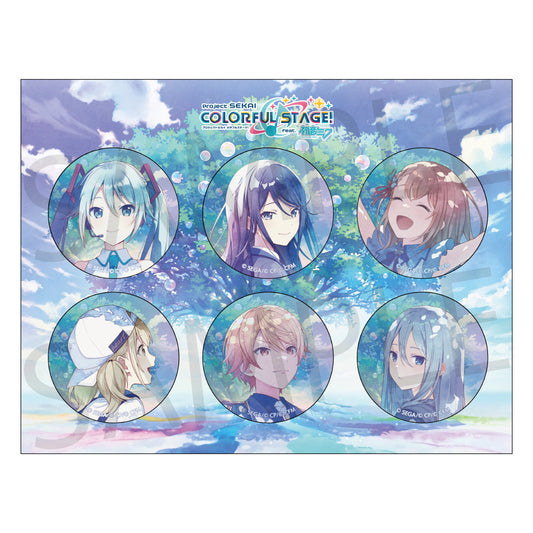 【予約商品】【プロセカ5周年キービジュアルグッズ特典対象】Memories of Melody オーロラ缶バッジセット