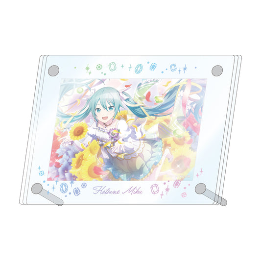 【予約商品】Anniversary/Birthdayカードイラスト フォトフレーム 初音ミク