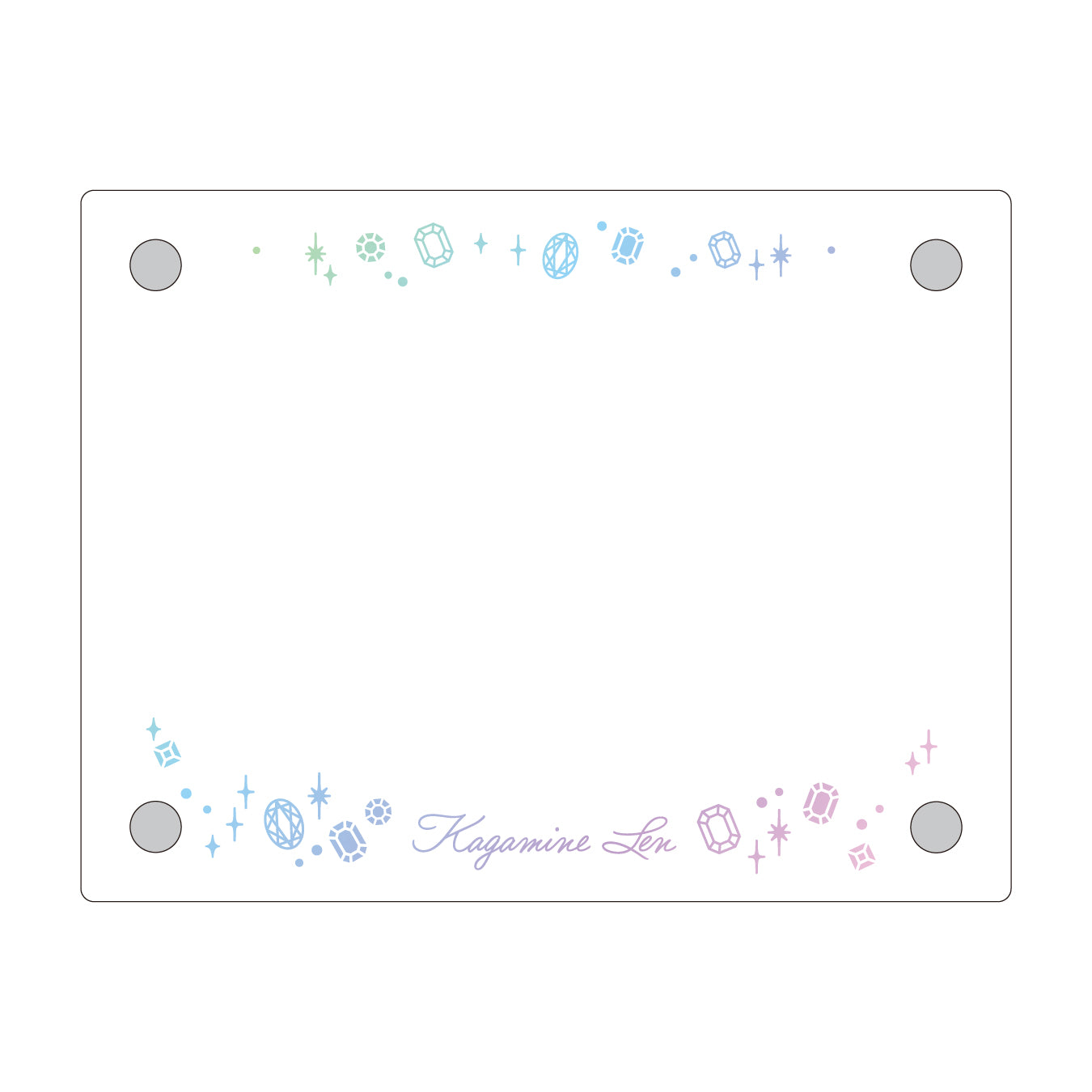 【予約商品】Anniversary/Birthdayカードイラスト フォトフレーム 鏡音レン