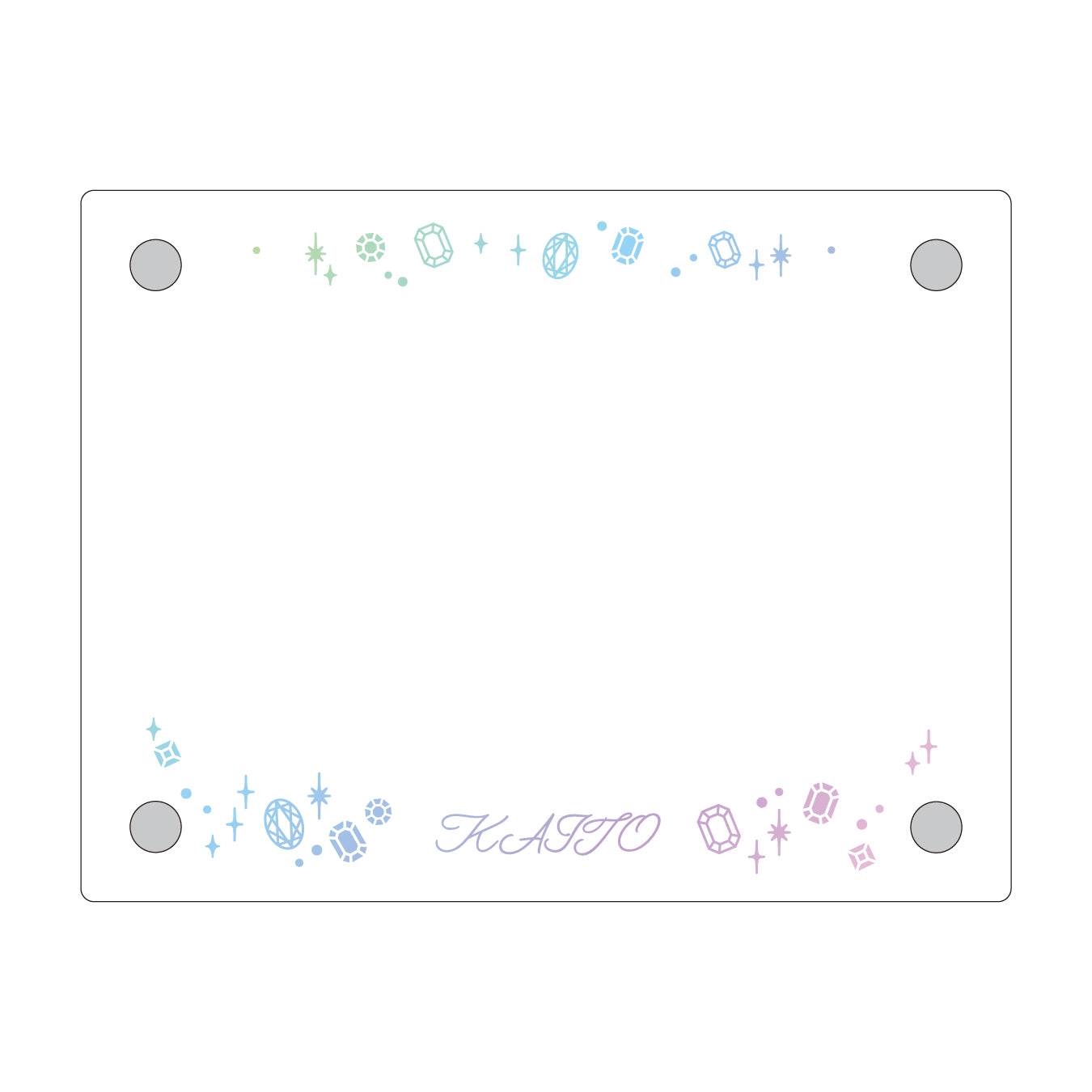 【予約商品】Anniversary/Birthdayカードイラスト フォトフレーム KAITO