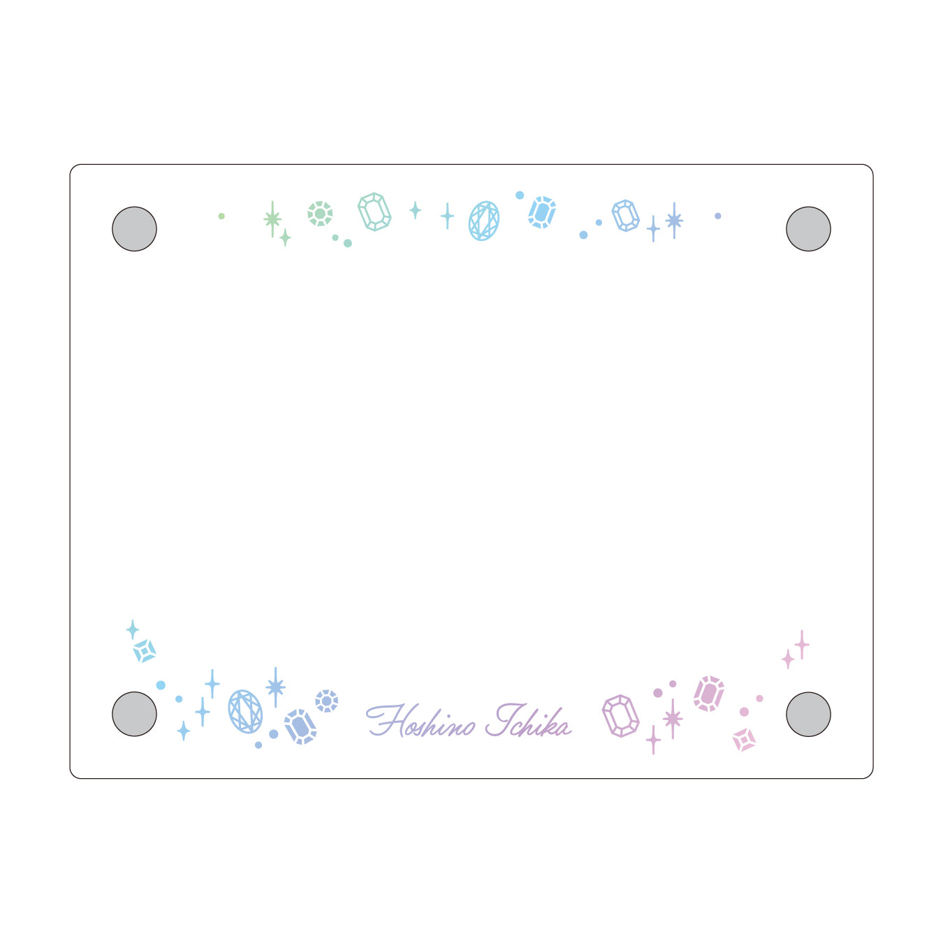 【予約商品】Anniversary/Birthdayカードイラスト フォトフレーム 星乃 一歌