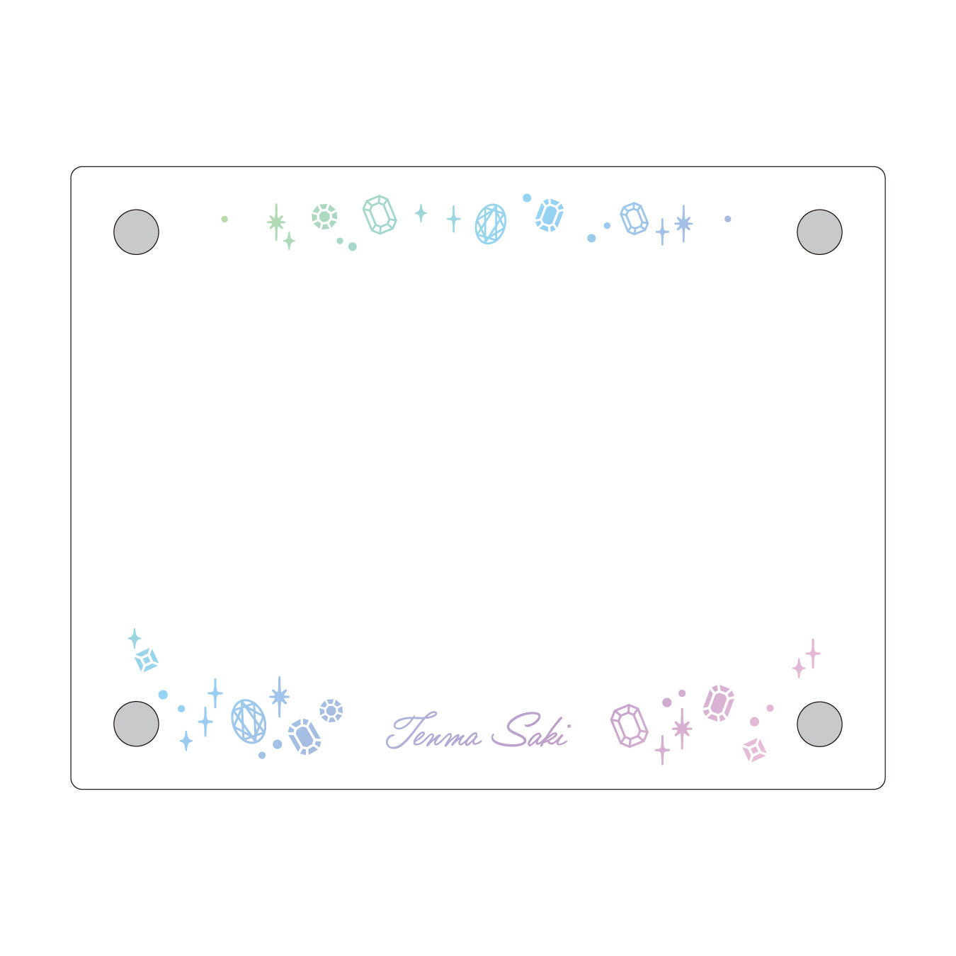 【予約商品】Anniversary/Birthdayカードイラスト フォトフレーム 天馬 咲希