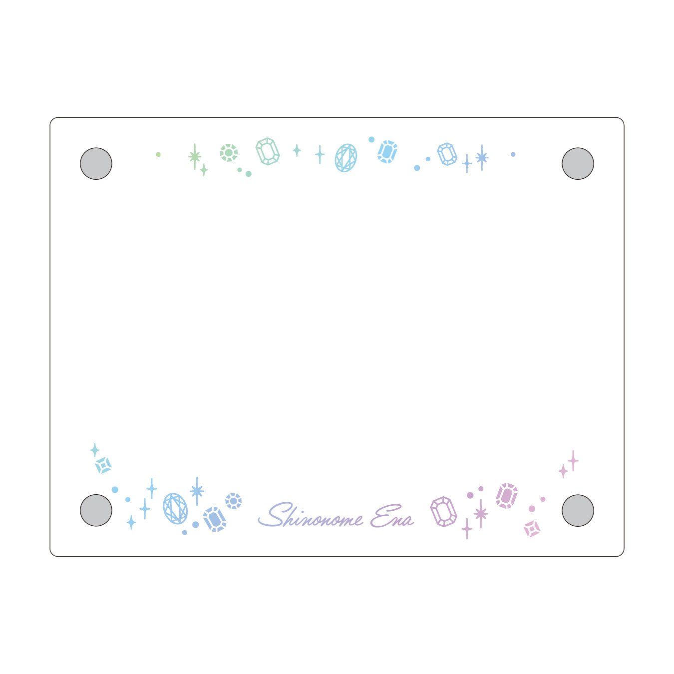 【予約商品】Anniversary/Birthdayカードイラスト フォトフレーム 東雲 絵名