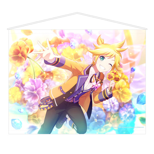 【予約商品】Anniversary/Birthdayカードイラスト B2タペストリー 鏡音レン