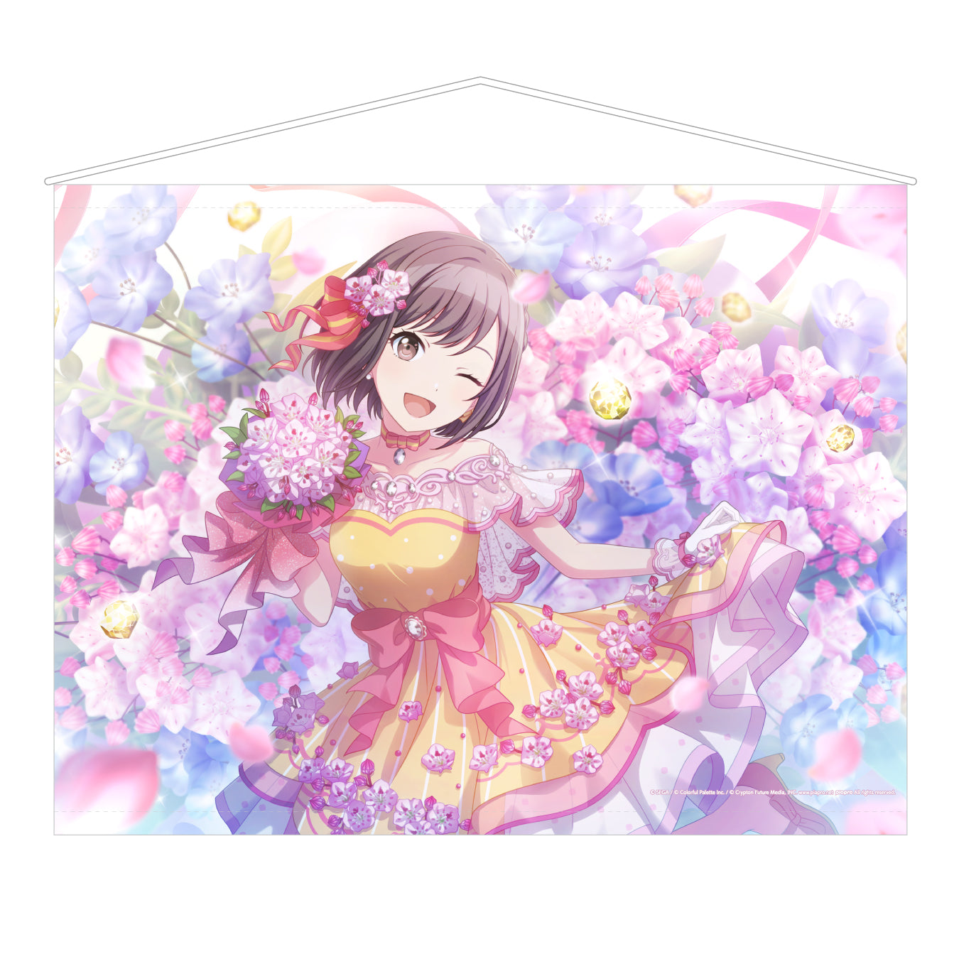 【予約商品】Anniversary/Birthdayカードイラスト B2タペストリー 東雲 絵名