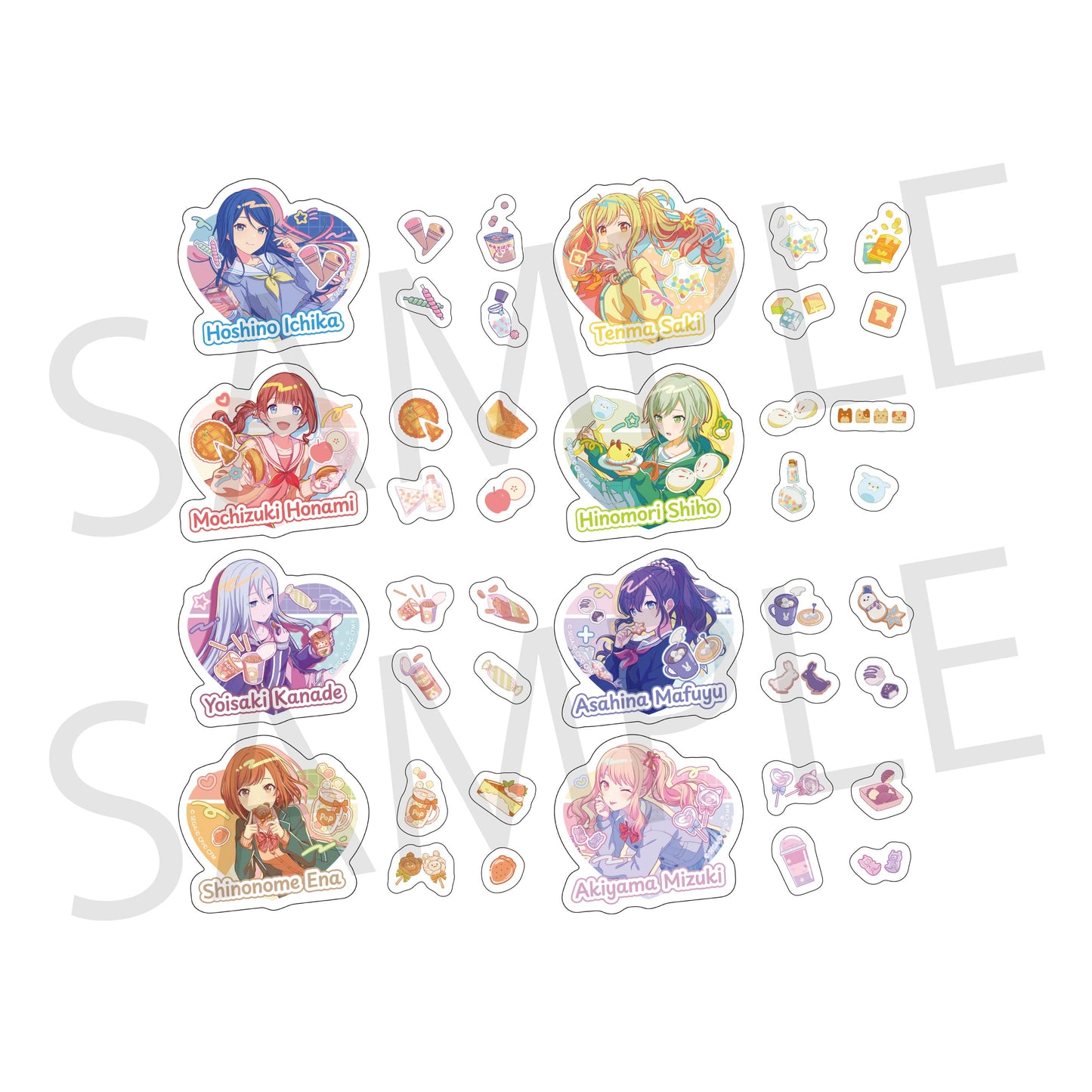 【予約商品】Anniversary/Birthdayイラスト2023-2024 ダイカットステッカーコレクション B