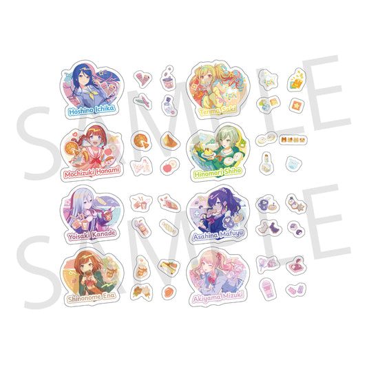 【予約商品】Anniversary/Birthdayイラスト2023-2024 ダイカットステッカーコレクション B