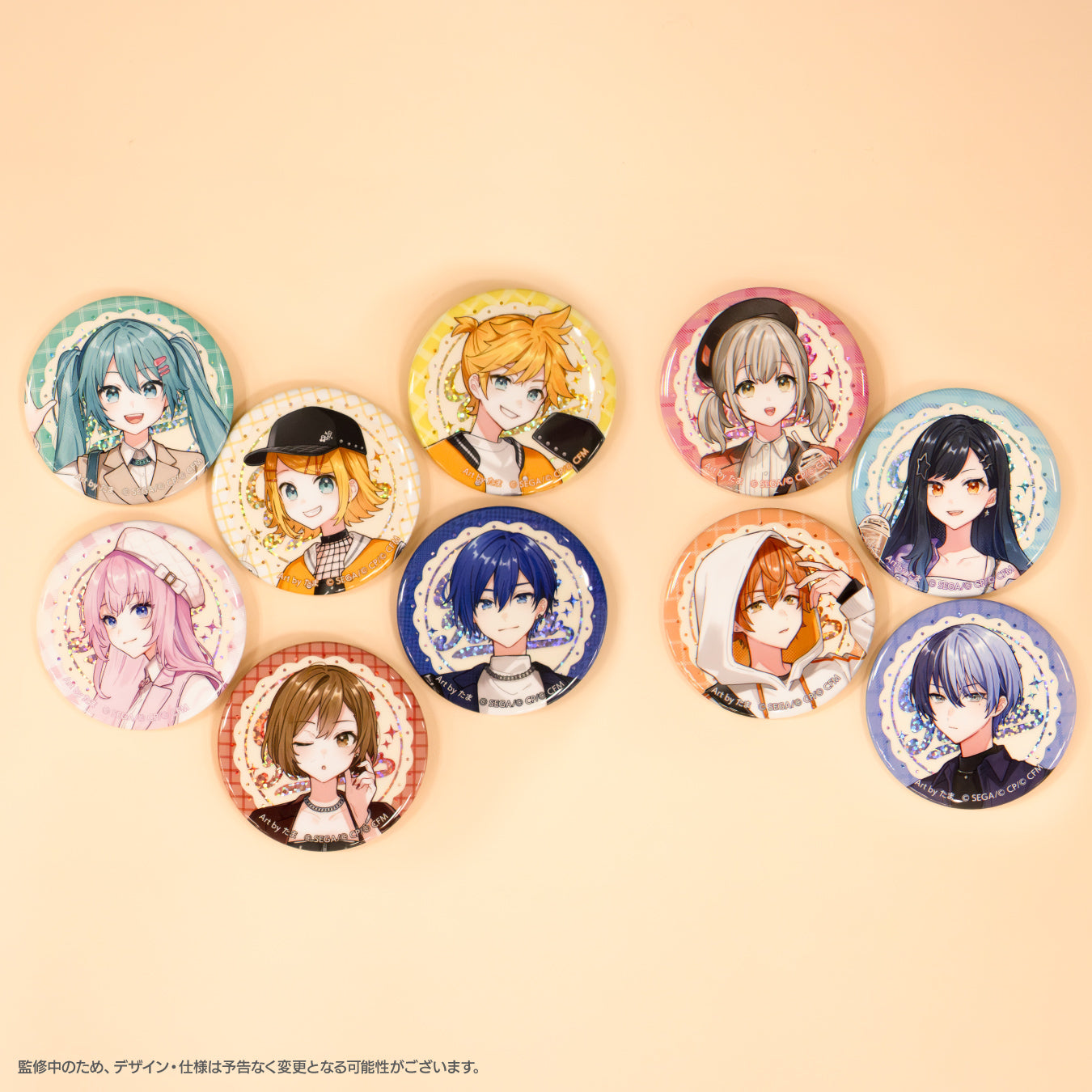 【予約商品】プロジェクトセカイ クリエイターズフェスタ2025 in ニコニコ超会議 ホログラム缶バッジコレクション A