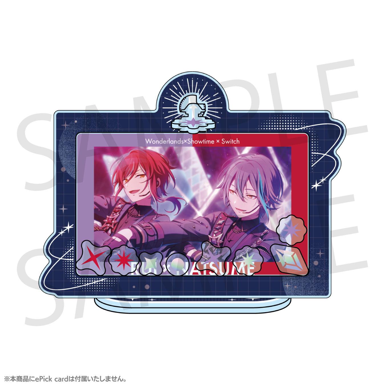 【予約商品】【あんさんぶるスターズ!!コラボ特典対象】プロジェクトセカイ カラフルステージ! feat. 初音ミク×あんさんぶるスターズ!! ePick card アクリルスタンド E