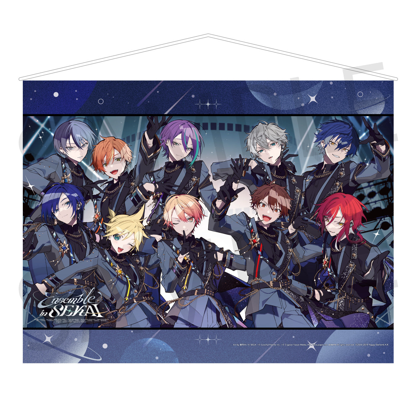 【予約商品】コネクトライブ 特別版 プロジェクトセカイ×あんさんぶるスターズ!!Ensemble in SEKAI B2タペストリー