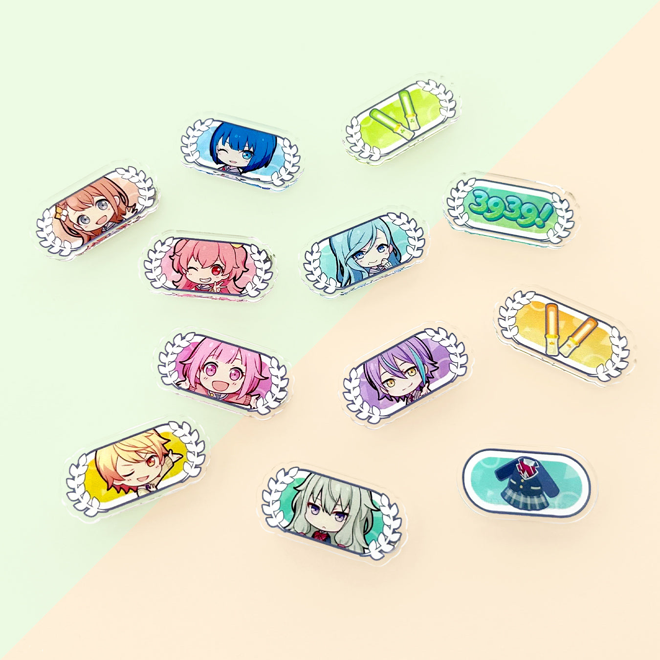 【予約商品】アクリルミニ称号バッジコレクション C BOX