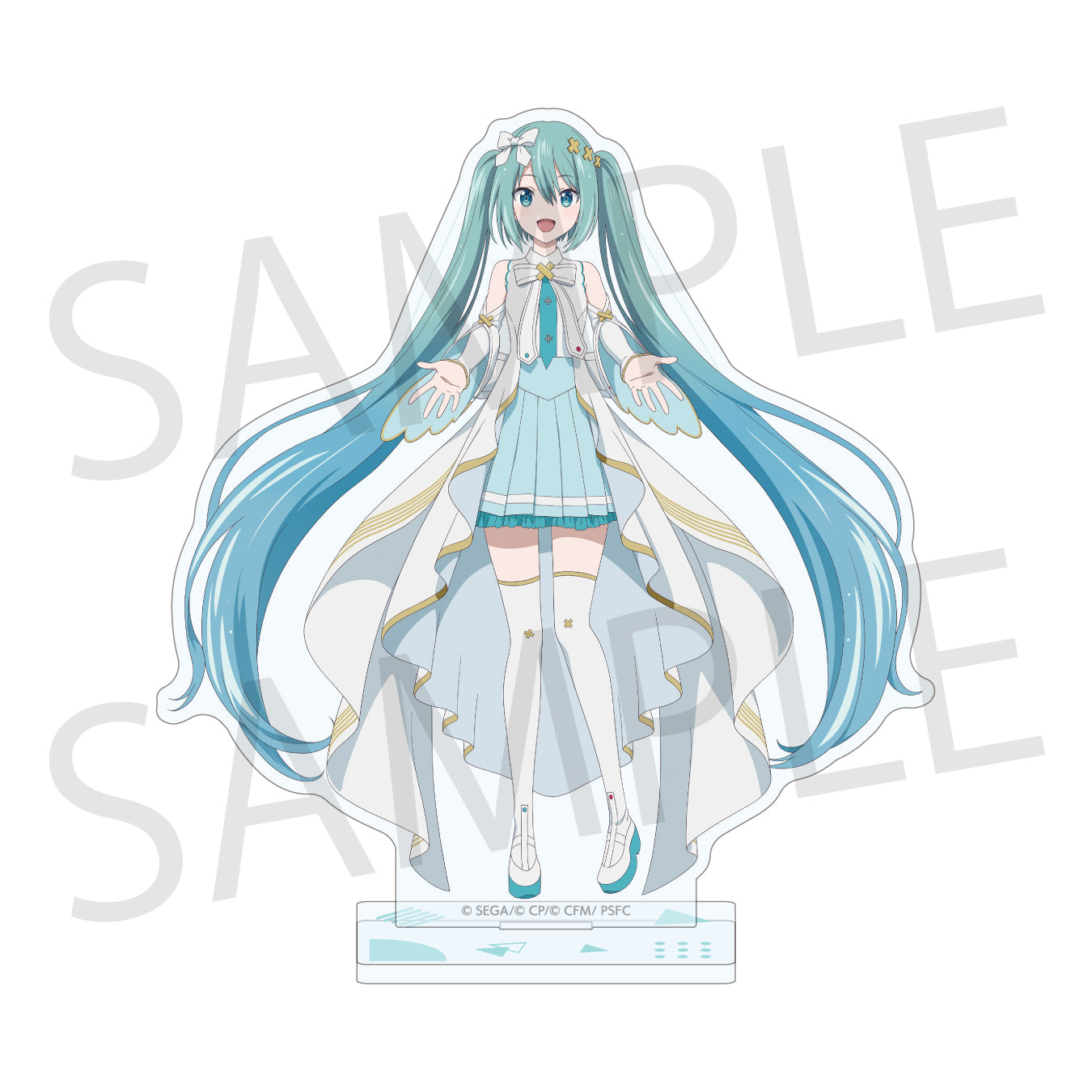 「劇場版プロジェクトセカイ 壊れたセカイと歌えないミク」キャラクターイラスト アクリルスタンド 開かれた窓のセカイの初音ミク