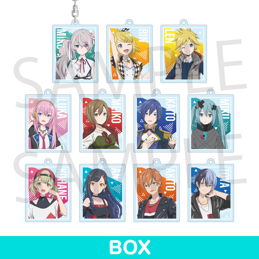 「劇場版プロジェクトセカイ 壊れたセカイと歌えないミク」キャラクターイラスト アクリルキーホルダーコレクション A BOX