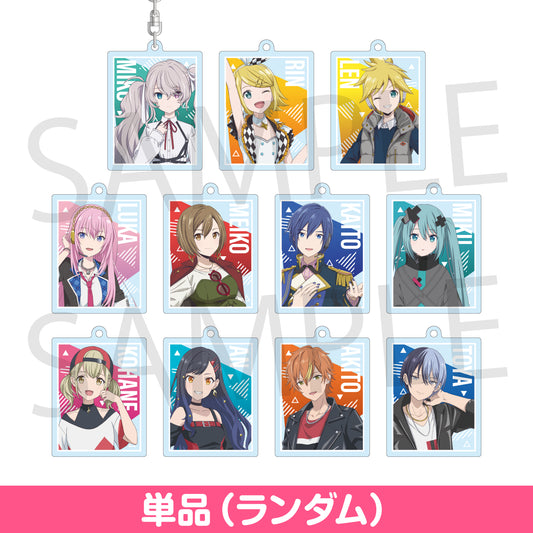 「劇場版プロジェクトセカイ 壊れたセカイと歌えないミク」キャラクターイラスト アクリルキーホルダーコレクション A