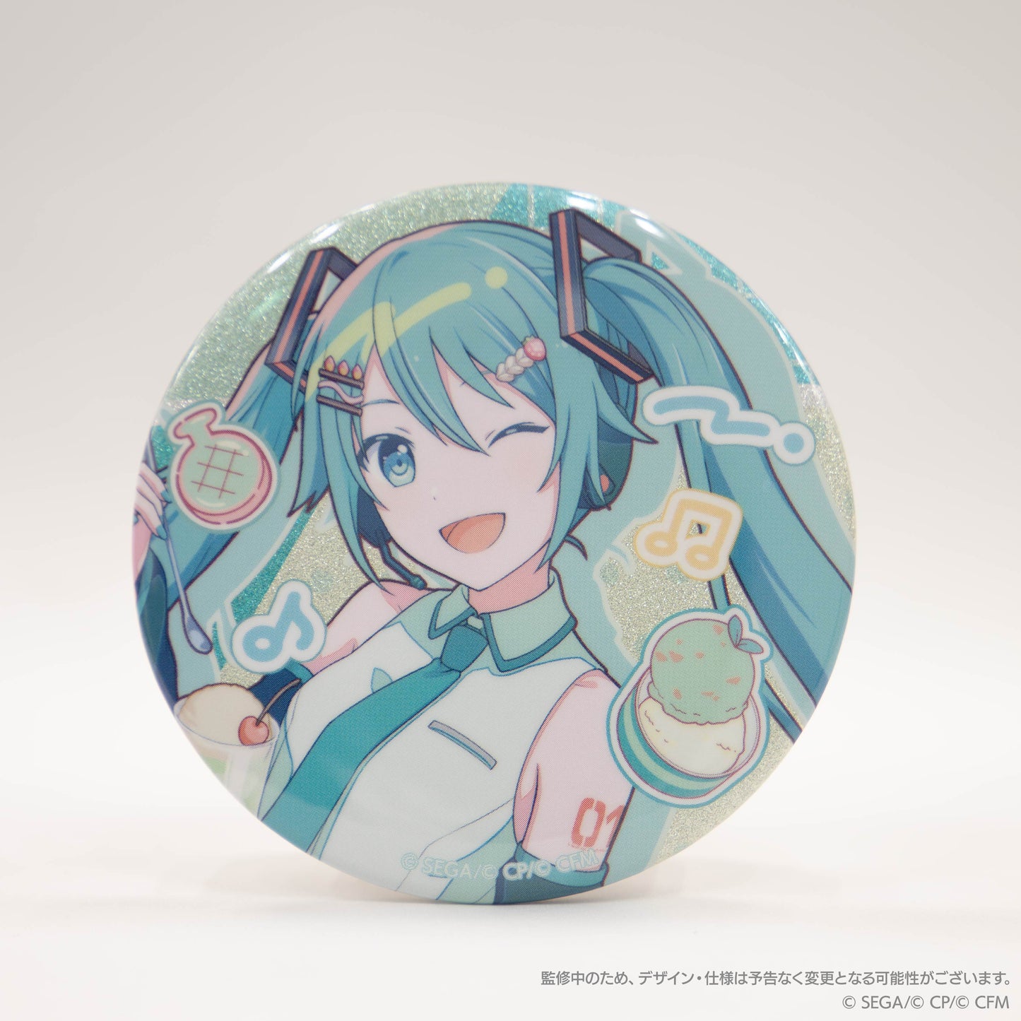 【予約商品】Anniversary/Birthdayイラスト2023-2024 グリッター缶バッジコレクション C