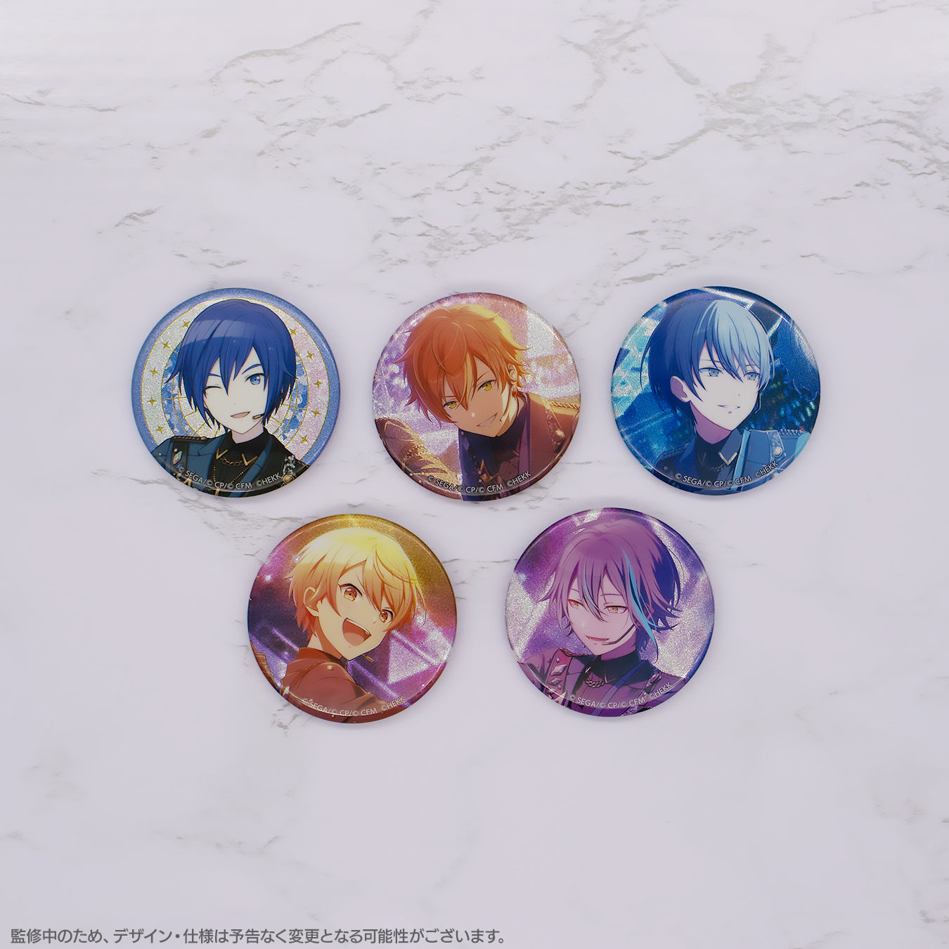 【予約商品】【あんさんぶるスターズ!!コラボ特典対象】プロジェクトセカイ カラフルステージ! feat. 初音ミク×あんさんぶるスターズ!! グリッター缶バッジコレクション A