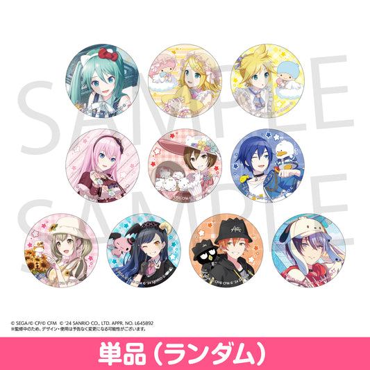 【予約商品】【プロセカ×サンリオキャラクターズコラボ特典対象】グリッター缶バッジコレクション A