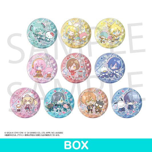 【予約商品】【プロセカ×サンリオキャラクターズコラボ特典対象】ミニキャラホログラム缶バッジコレクション A BOX