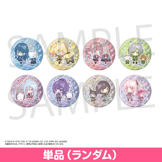 【予約商品】【プロセカ×サンリオキャラクターズコラボ特典対象】ミニキャラホログラム缶バッジコレクション B