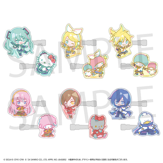 プロジェクトセカイ カラフルステージ! feat. 初音ミク×サンリオキャラクターズ ミニキャラヘアクリップセット