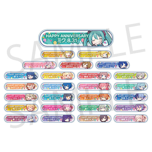 【予約商品】HAPPY BIRTHDAY/HAPPY ANNIVERSARY2024-2025 称号バッジ