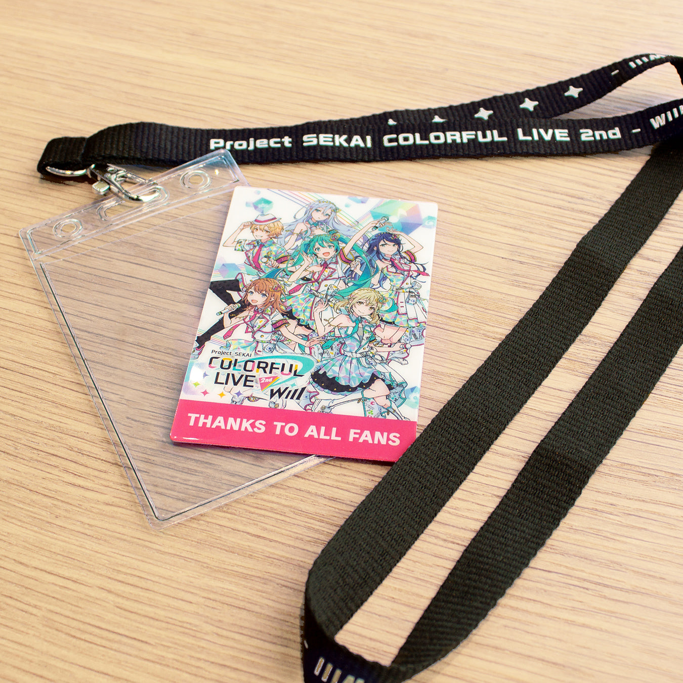 【予約商品】プロジェクトセカイ COLORFUL LIVE 2nd - Will - レプリカパス付きネックストラップ