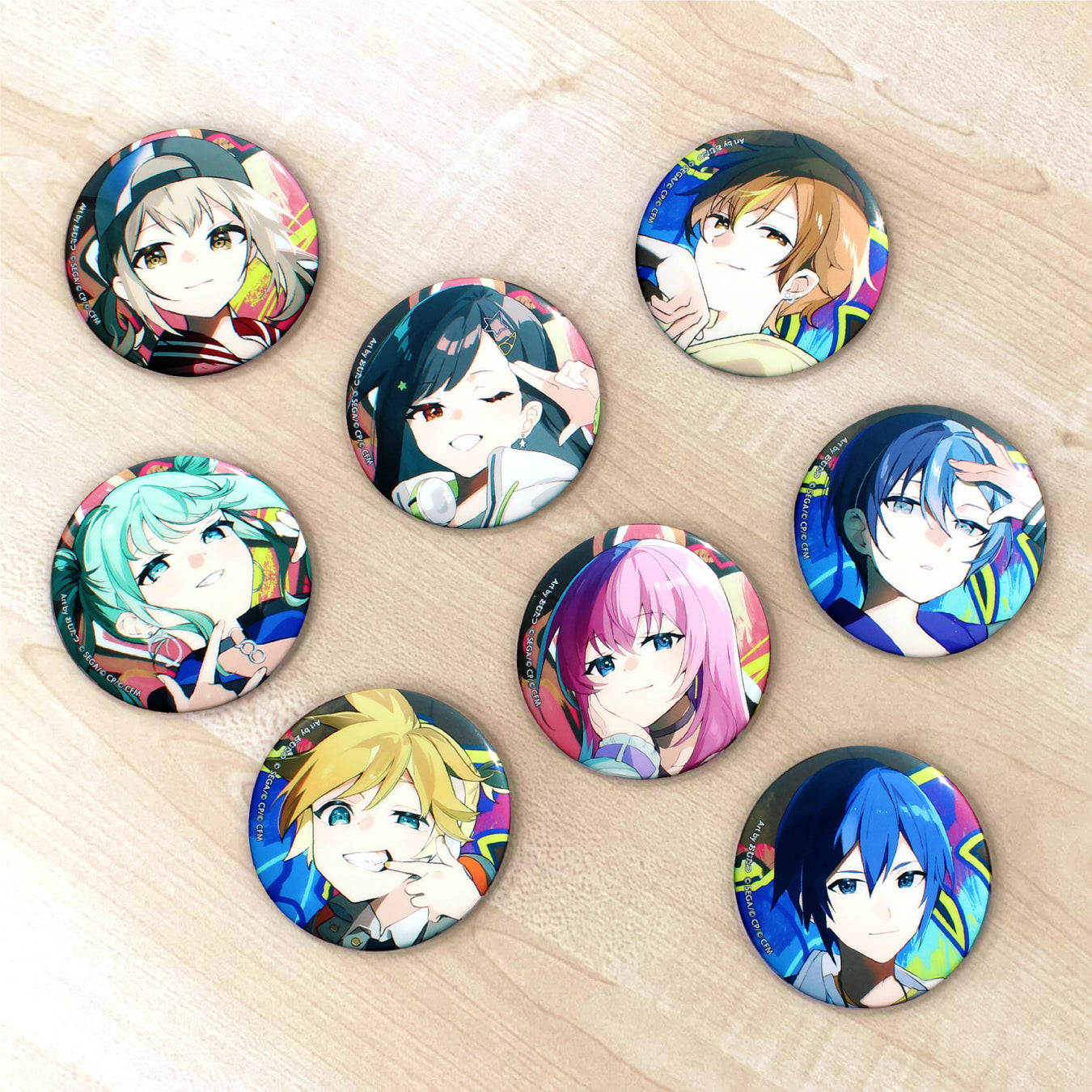 【予約商品】コネクトライブ Vivid BAD SQUAD 1st -CRASH- 缶バッジコレクション