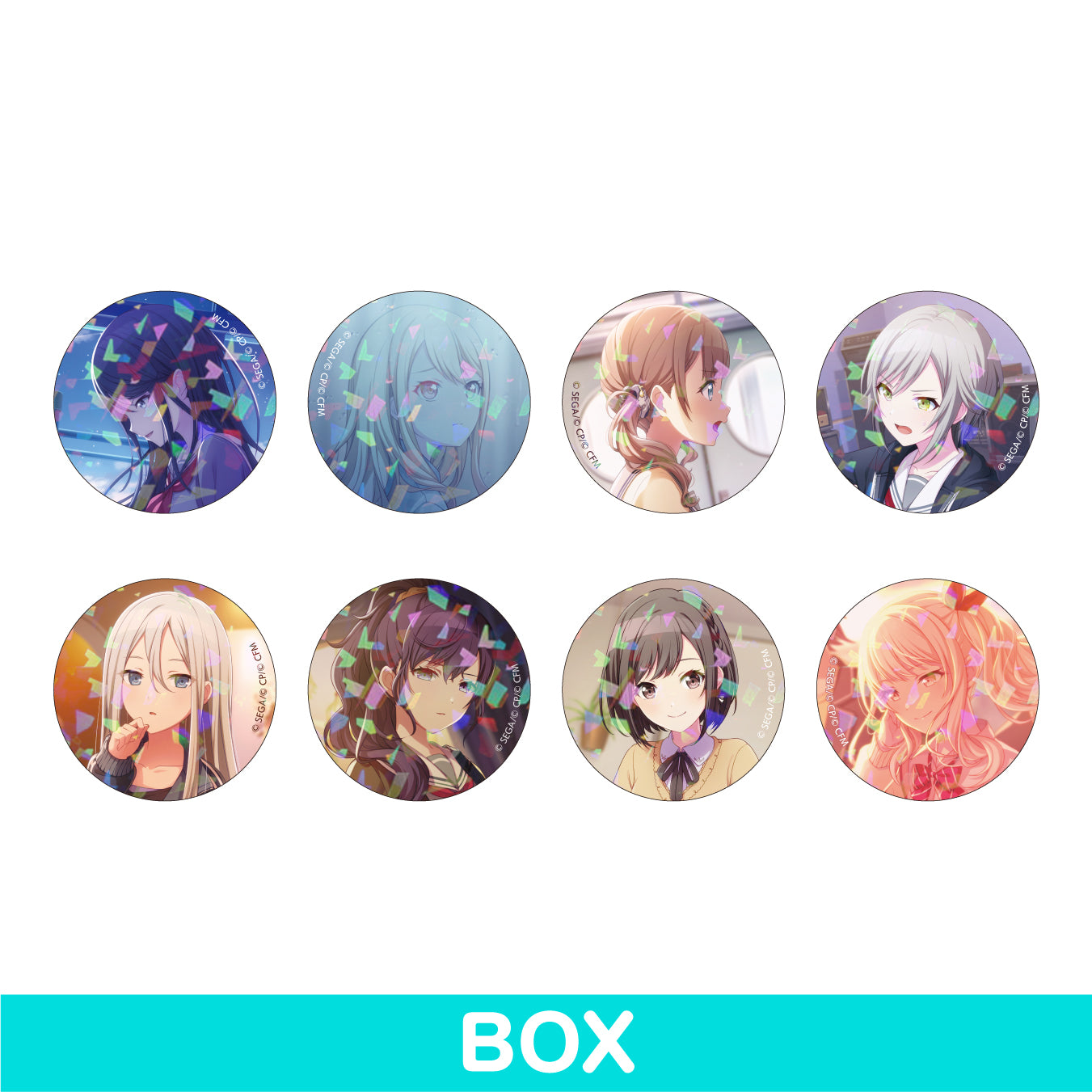 ホログラム缶バッジコレクション A BOX – Colorful Palette Store