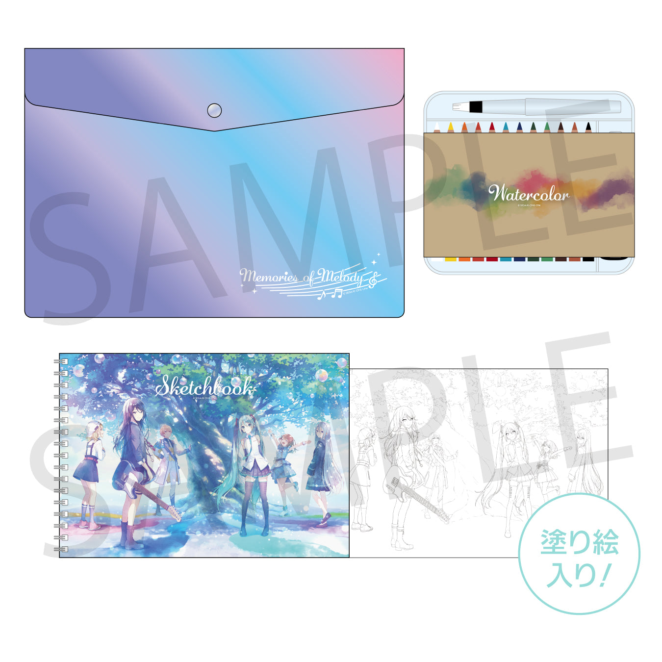 【予約商品】【プロセカ5周年キービジュアルグッズ特典対象】Memories of Melody アートセット