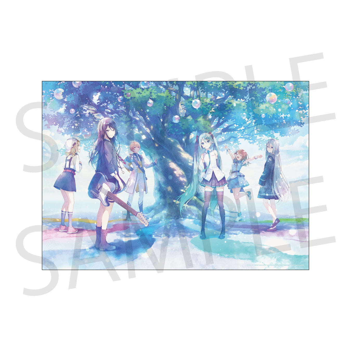 【予約商品】【プロセカ5周年キービジュアルグッズ特典対象】Memories of Melody メタリックポスター