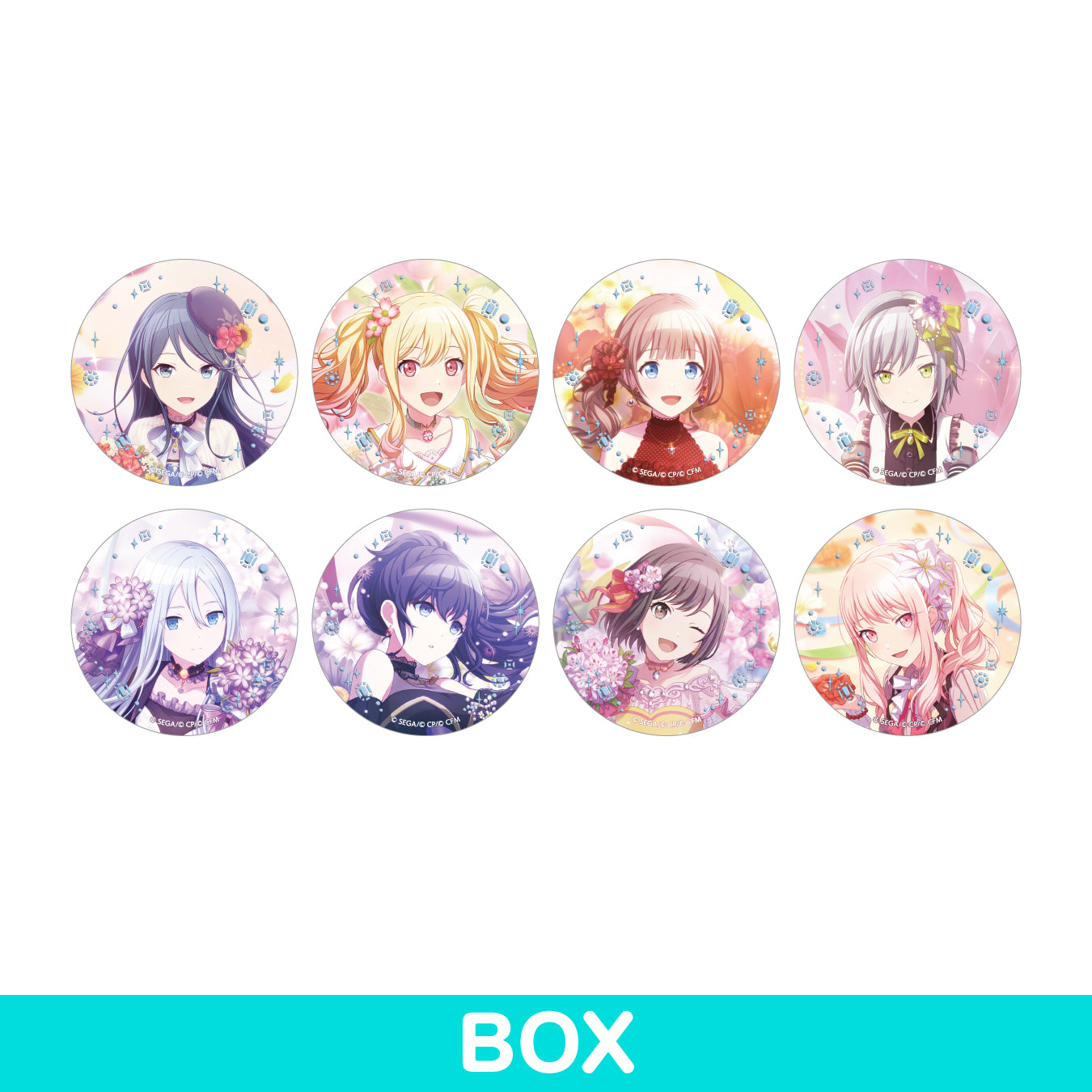 【予約商品】Anniversary/Birthdayカードイラスト 缶バッジコレクション B BOX