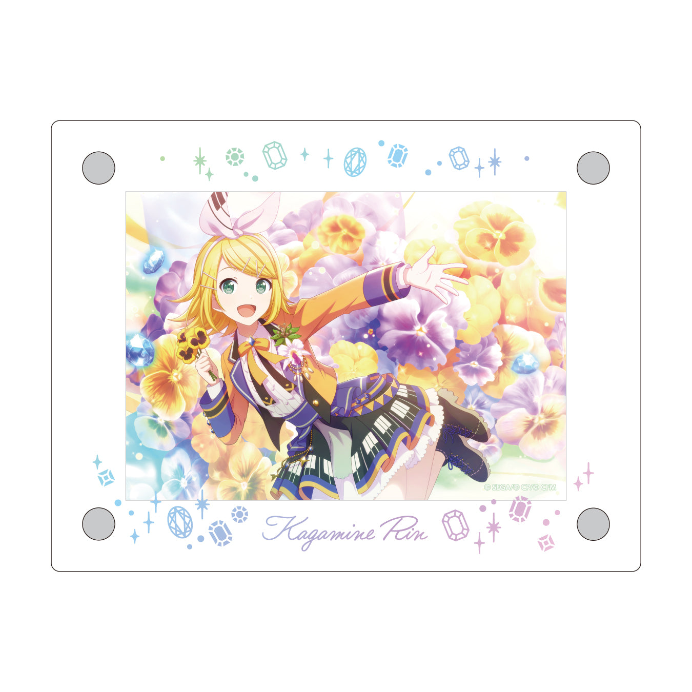 【予約商品】Anniversary/Birthdayカードイラスト フォトフレーム 鏡音リン