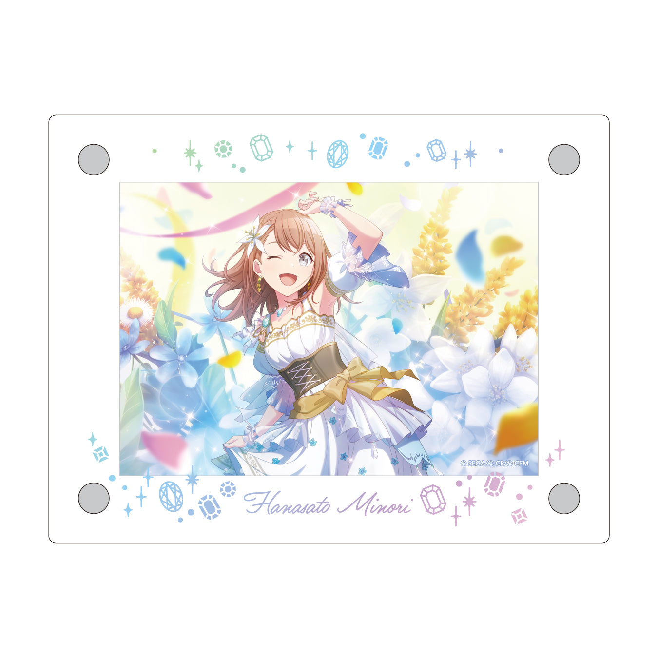 【予約商品】Anniversary/Birthdayカードイラスト フォトフレーム 花里 みのり