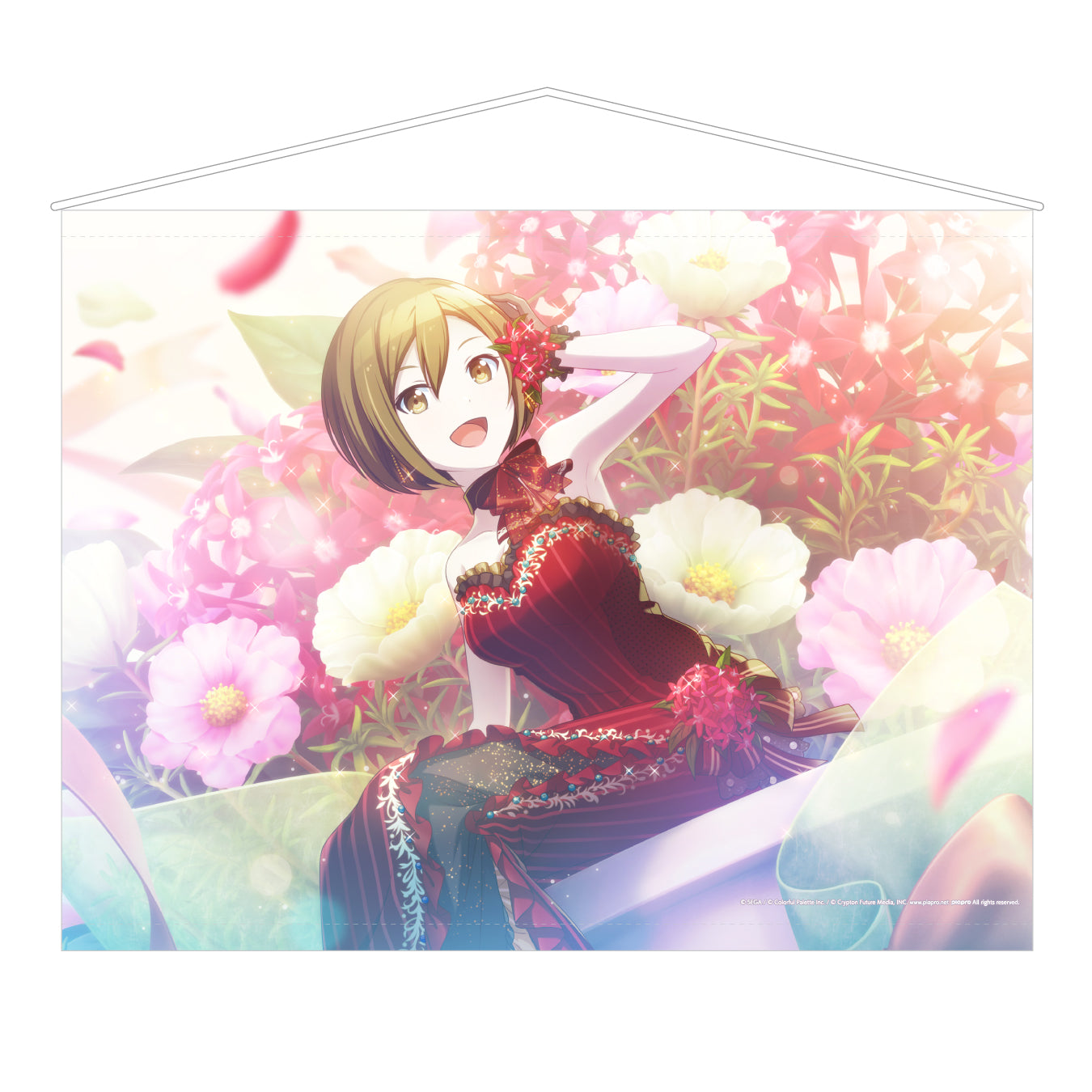 【予約商品】Anniversary/Birthdayカードイラスト B2タペストリー MEIKO