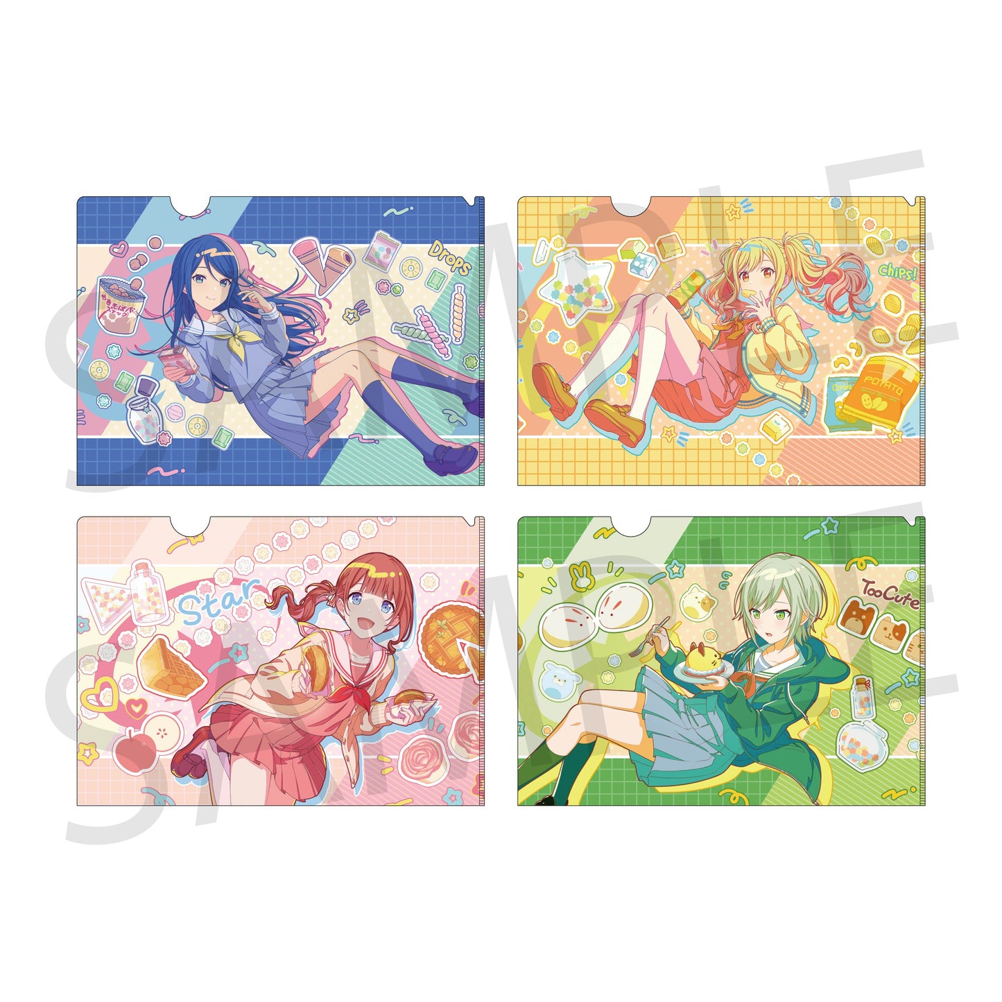 【予約商品】Anniversary/Birthdayイラスト2023-2024 クリアファイル