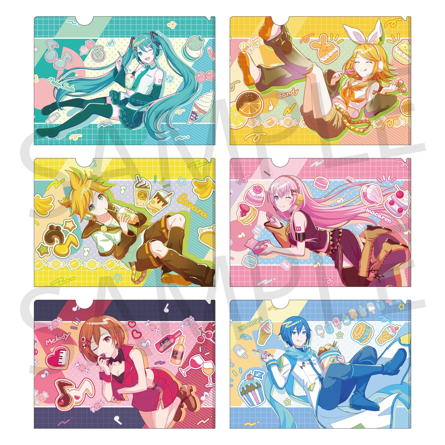 【予約商品】Anniversary/Birthdayイラスト2023-2024 クリアファイル