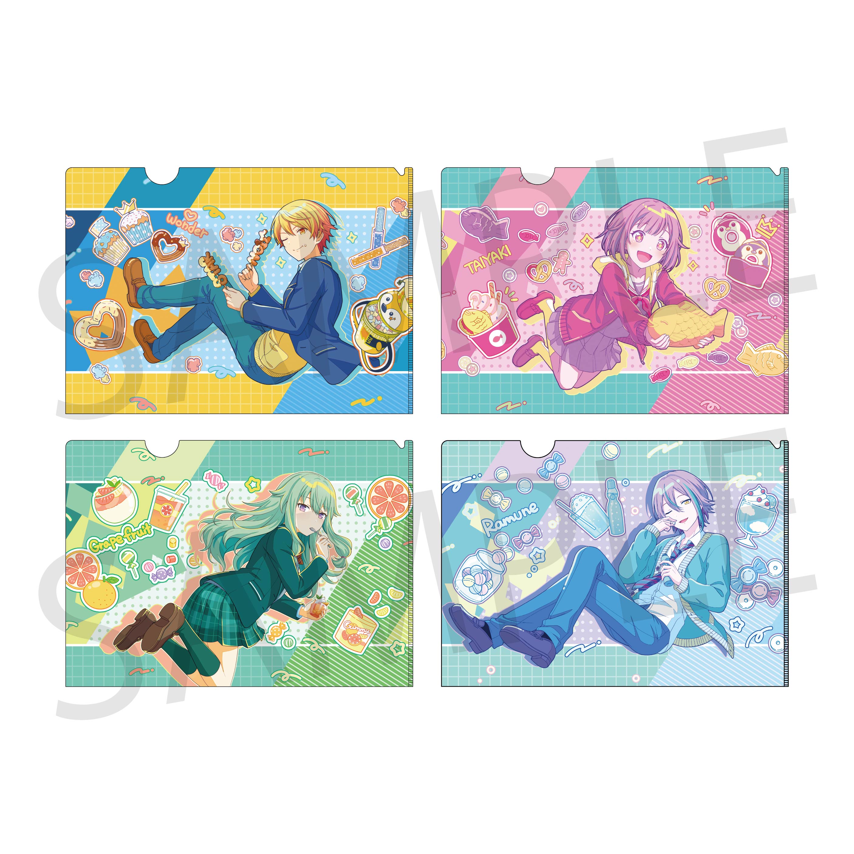30枚セット両面イラストカード【新品】TSUTAYA限定特典2025 予約商品】Anniversary/Birthdayイラスト2023-2024 クリア
