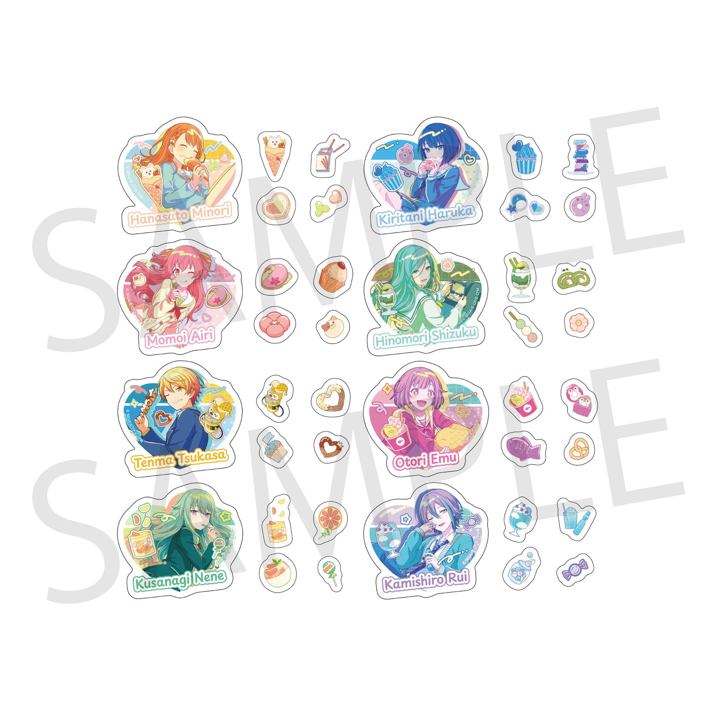 【予約商品】Anniversary/Birthdayイラスト2023-2024 ダイカットステッカーコレクション C BOX