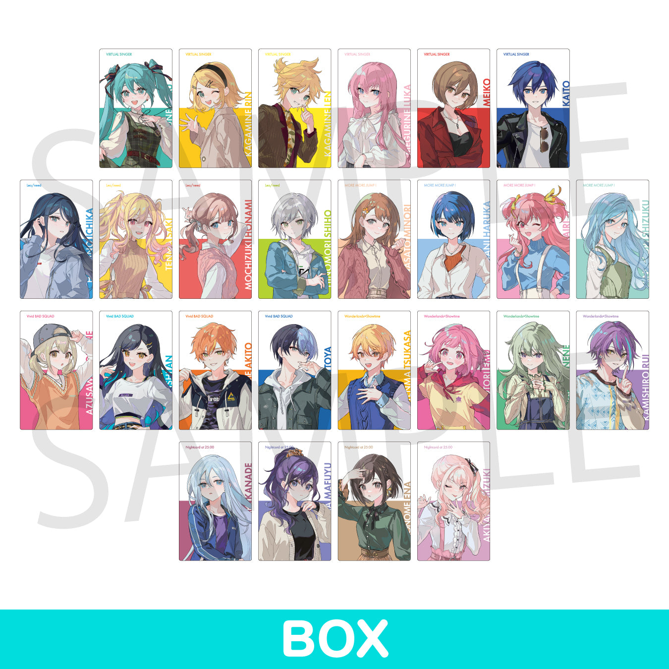 プロジェクトセカイ クリエイターズフェスタ2024 in ニコニコ超会議 ePick card series BOX