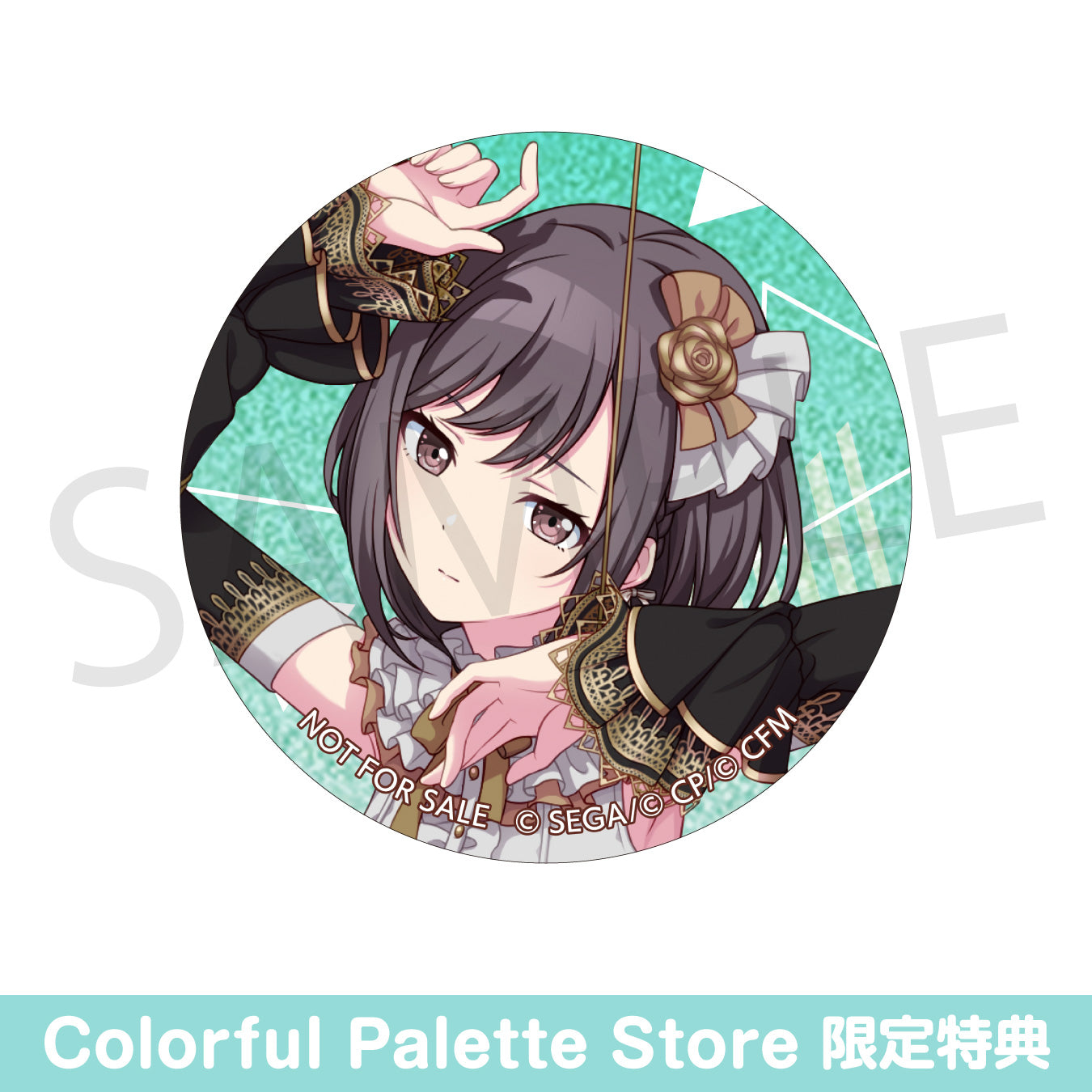 ゆめくろ　クーヘン　アクスタ　アクリルパネル　缶バ　チェキ　クリカ　特典　ポスカ 予約商品】【再販】グリッター缶バッジ イベントイラスト