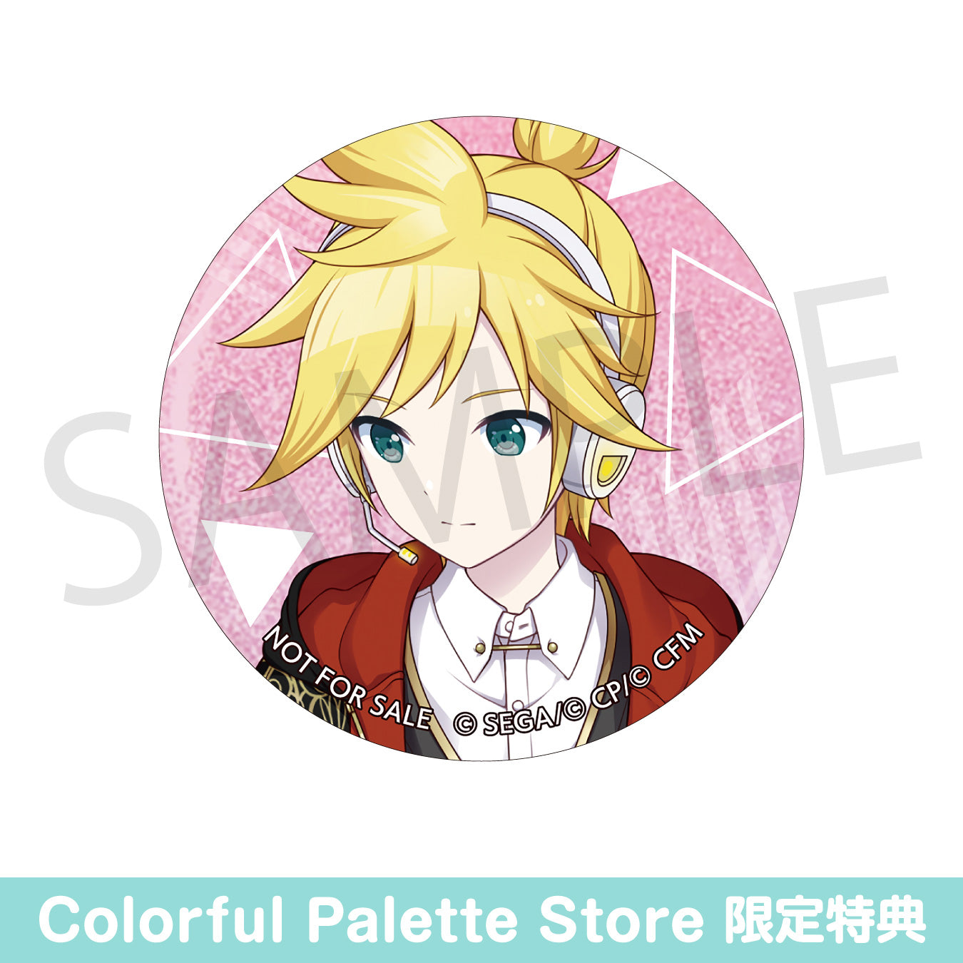 予約商品】【再販】グリッター缶バッジ イベントイラスト