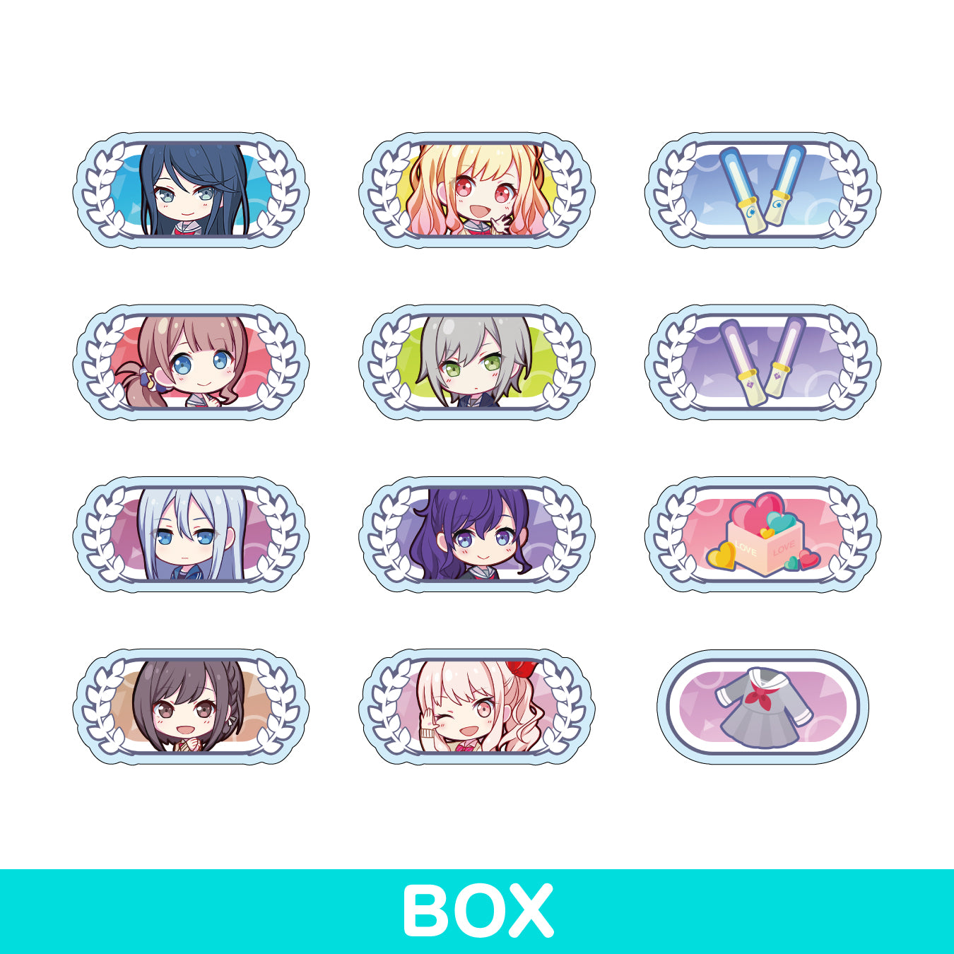 【予約商品】アクリルミニ称号バッジコレクション B BOX