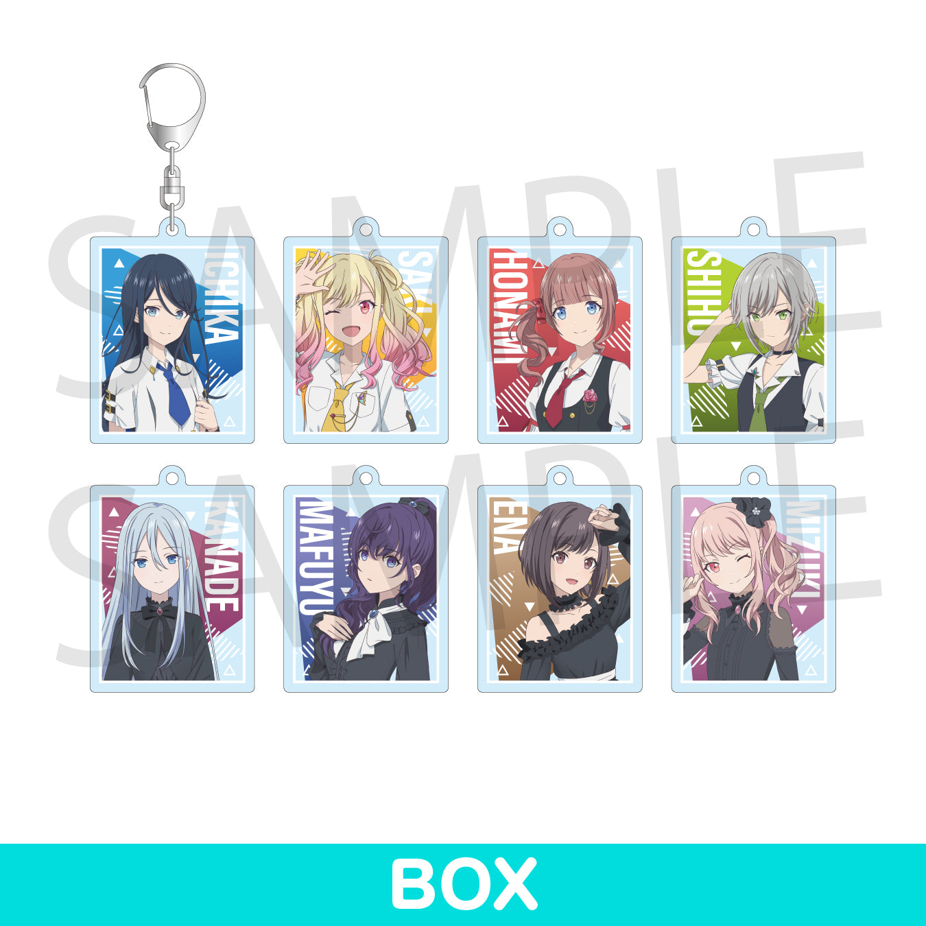 劇場版プロジェクトセカイ 壊れたセカイと歌えないミク」キャラクターイラスト アクリルキーホルダーコレクション B BOX – Colorful  Palette Store