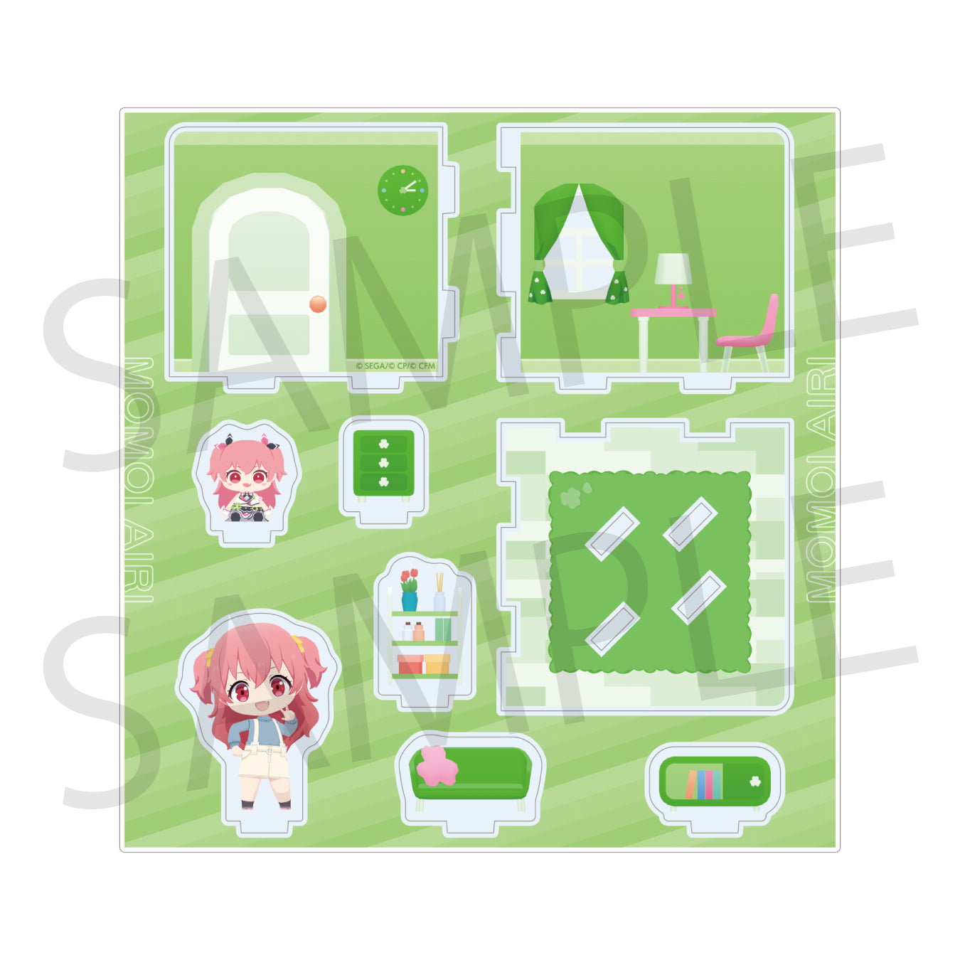 【予約商品】マイセカイ アクリルルームジオラマ かがやくクローバールームシリーズ