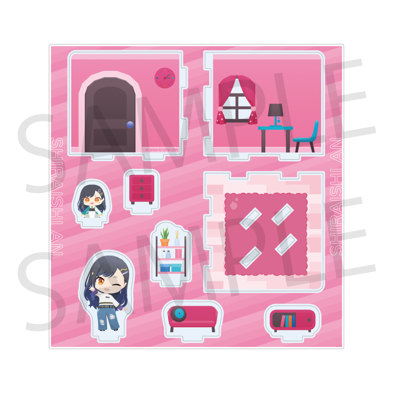 【予約商品】マイセカイ アクリルルームジオラマ 鮮やかなユニゾンルームシリーズ