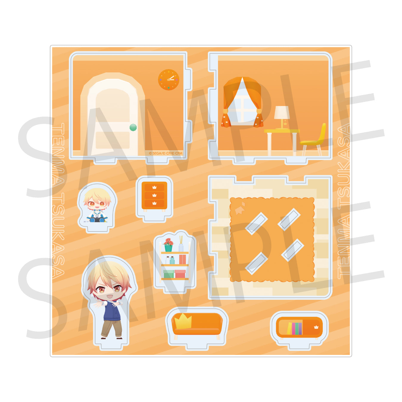【予約商品】マイセカイ アクリルルームジオラマ はじけるクラウンルームシリーズ