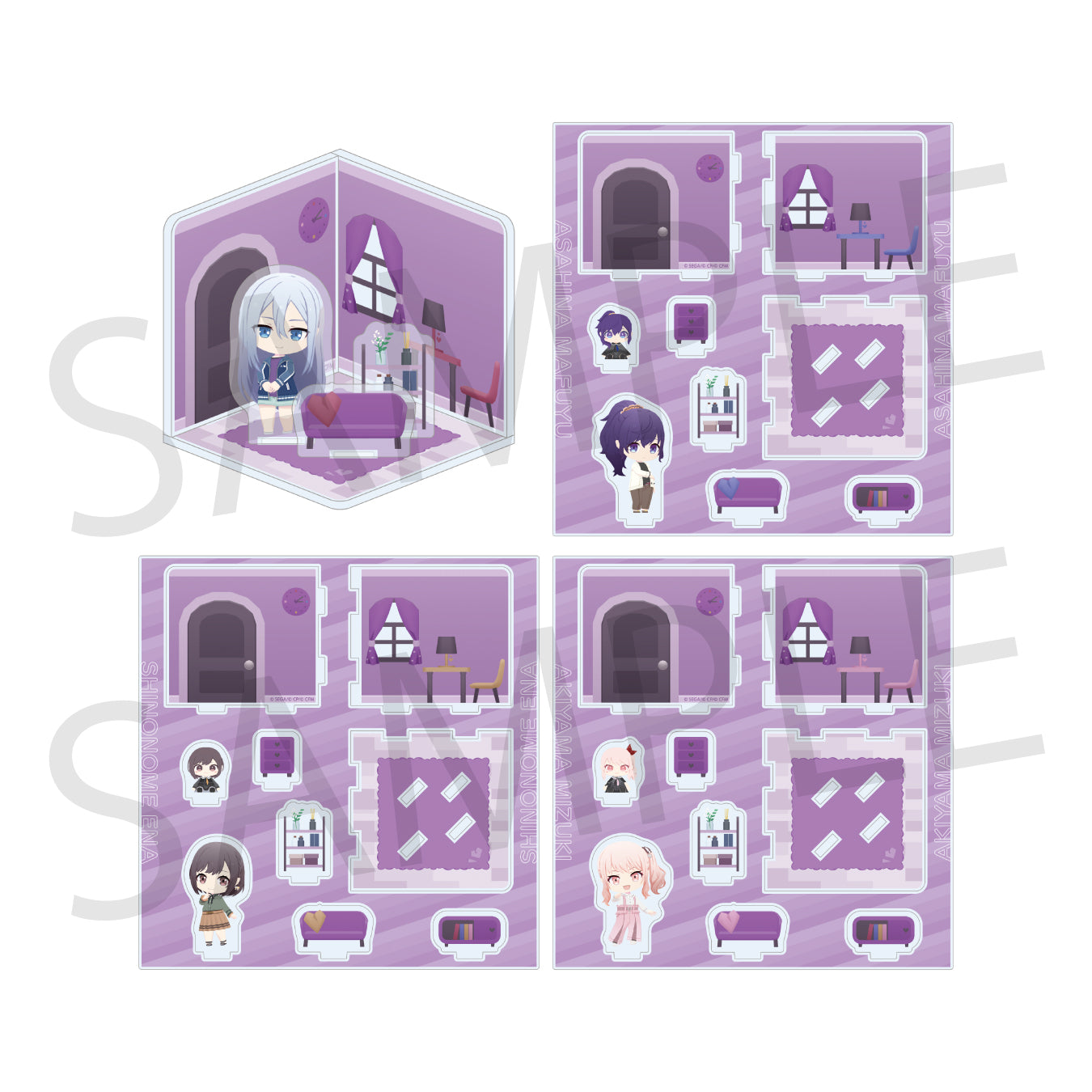 プロセカ　グリッター缶バッジ　vol.42 c 桃井愛莉 プロセカ 42C 桃井愛莉 缶バッジ×20 グリッター缶バッジ