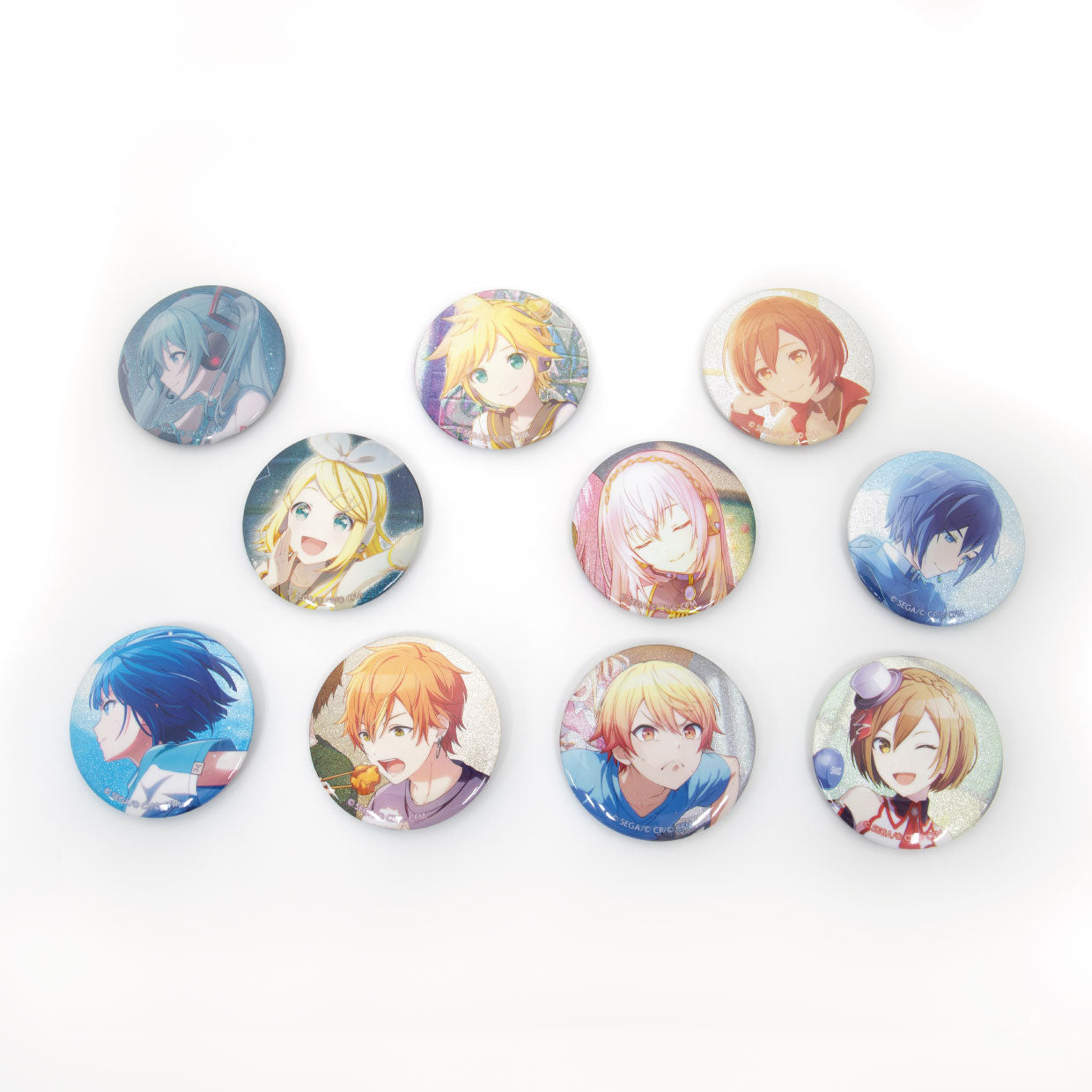 【予約商品】グリッター缶バッジ イベントイラストコレクション vol.45 C BOX 特典付き［白石 杏］