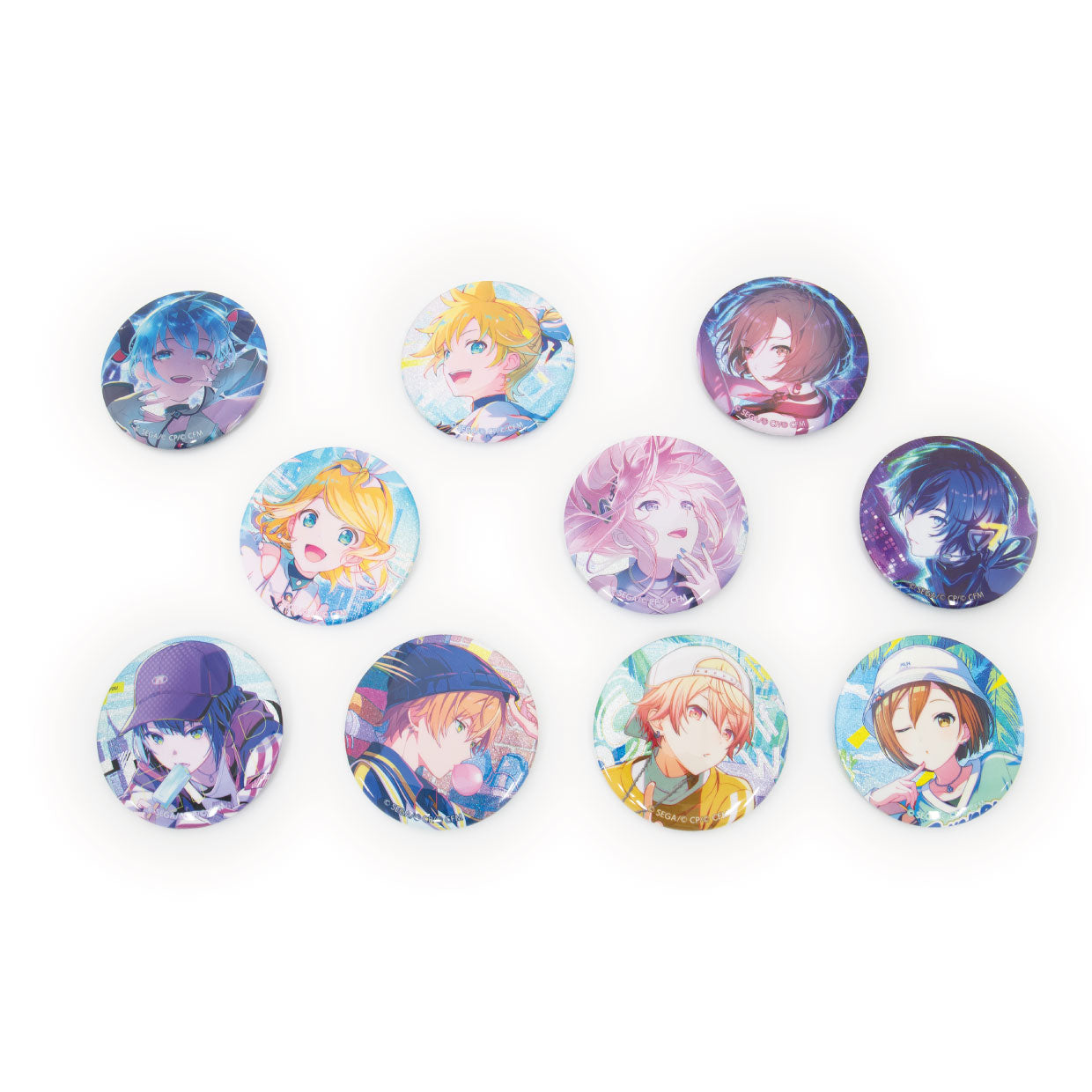 【予約商品】グリッター缶バッジ イベントイラストコレクション vol.46 C