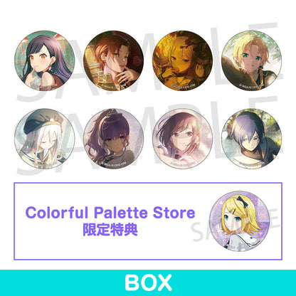 【予約商品】グリッター缶バッジ イベントイラストコレクション vol.38 B BOX 特典付き［鏡音リン］